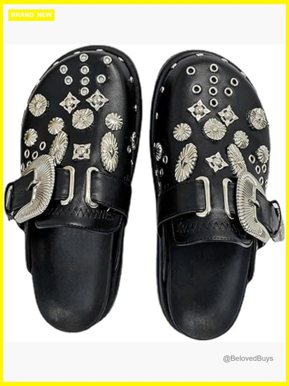 Y2k Platform Slippers Emo Mules Grunge Clogs Women's Punk Shoes